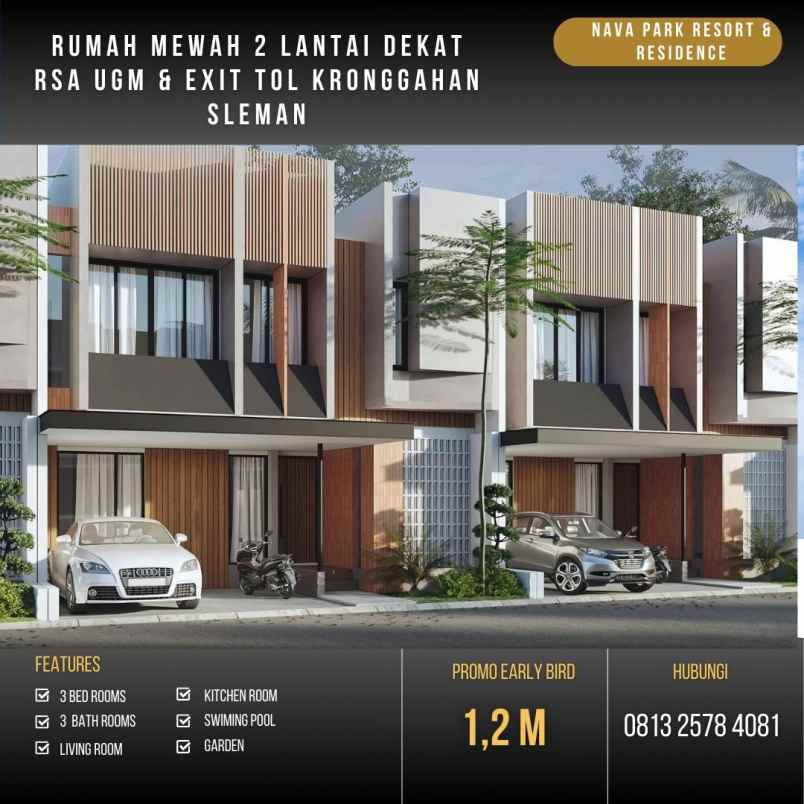 promo hunian mewah 2 lantai dekat rsa ugm