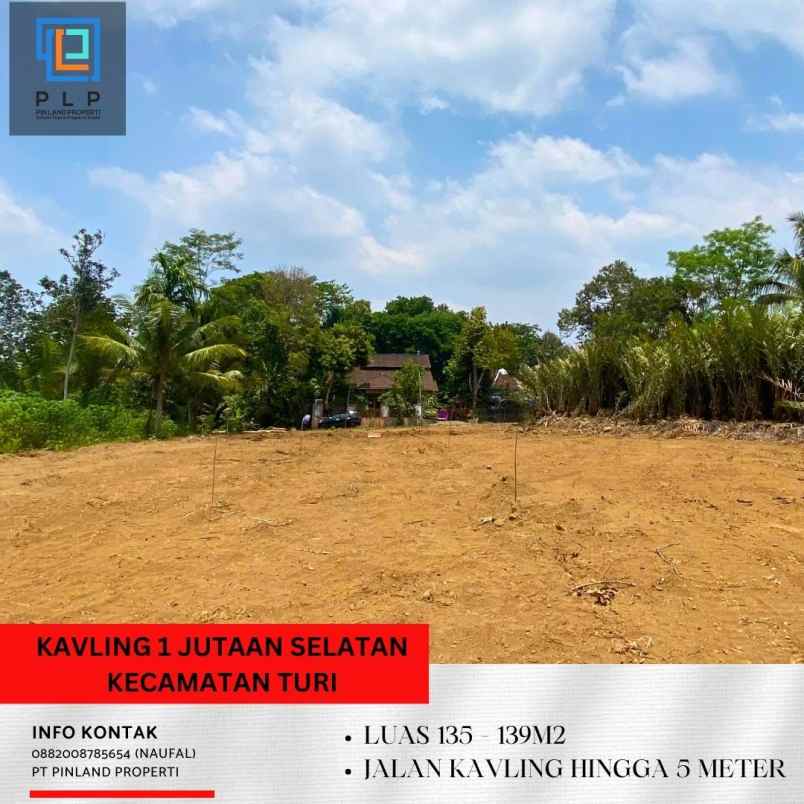 promo kavling 1jutaan barat jalan sleman turi