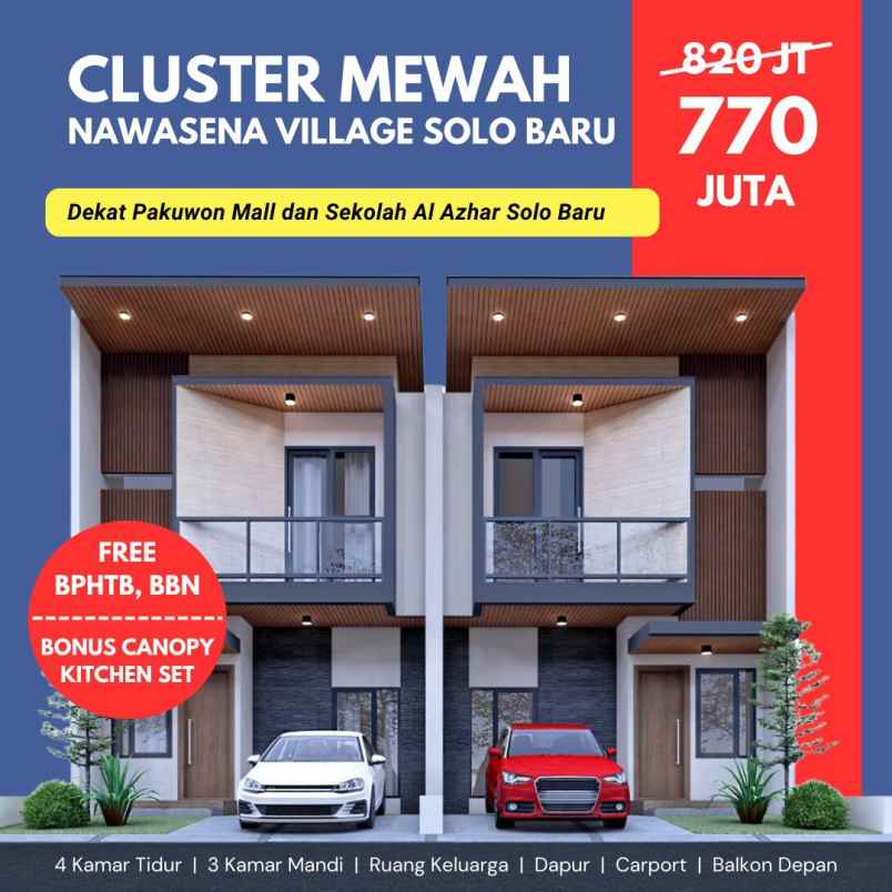 promo rumah mewah harga murah solobaru