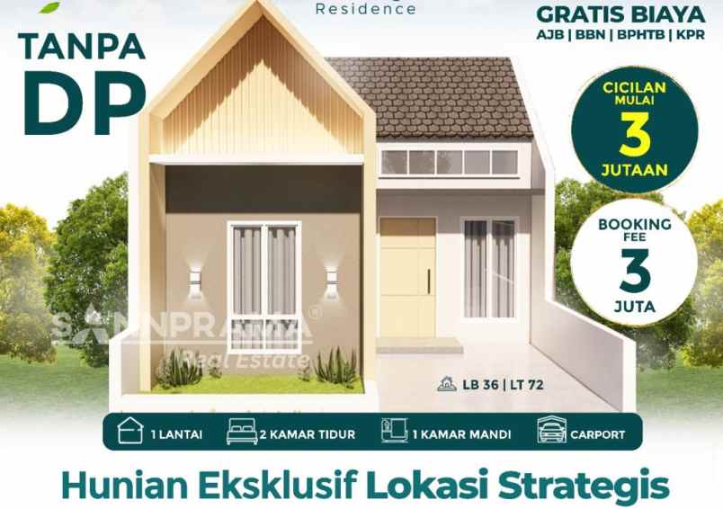 rumah 1 lantai dalam cluster sukahati cibinong mzy