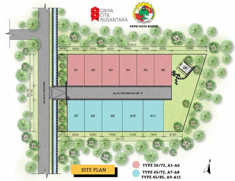 rumah 1 lantai dekat stasiun cilebut