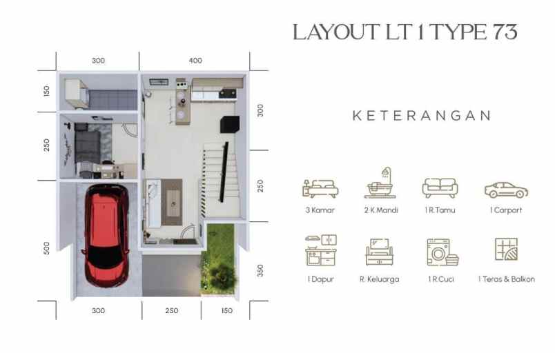 rumah 2 lantai 696 jt an di cilangkap depok