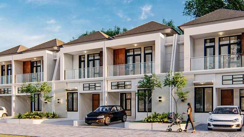 rumah 2 lantai harga 1 lantai di cilodong depok