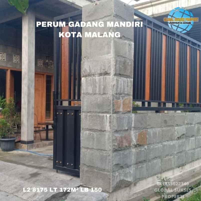 rumah 2 lantai strategis siap huni di sukun malang