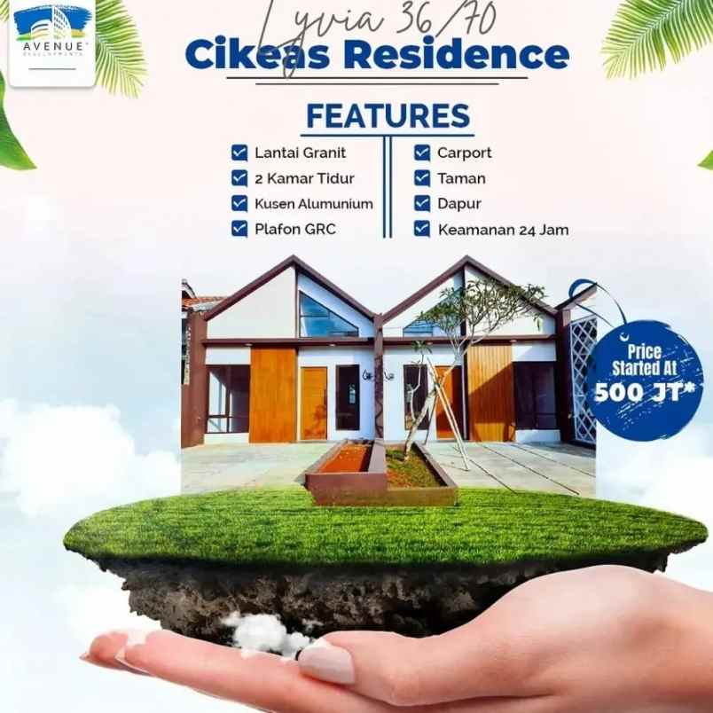 rumah ala eropa dekat cibubur sudah shm