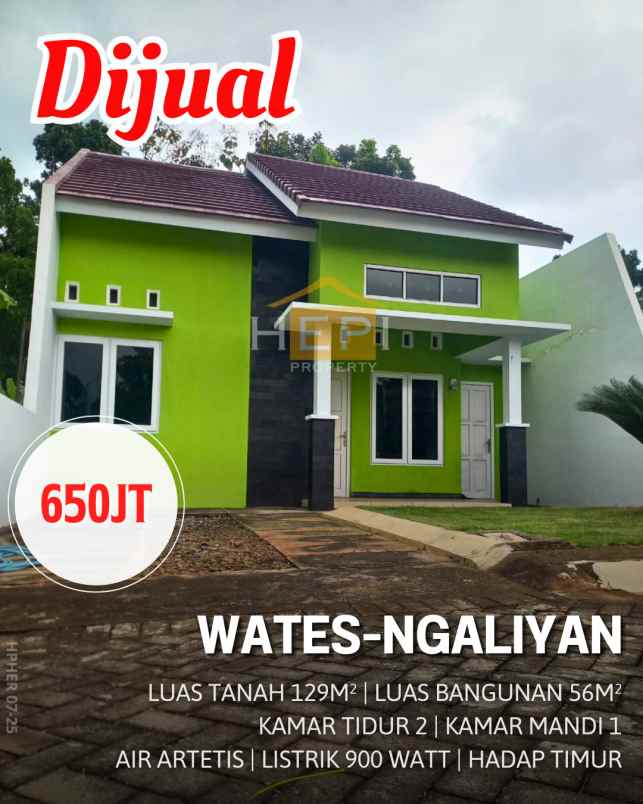 rumah baru siap huni wates ngaliyan semarang