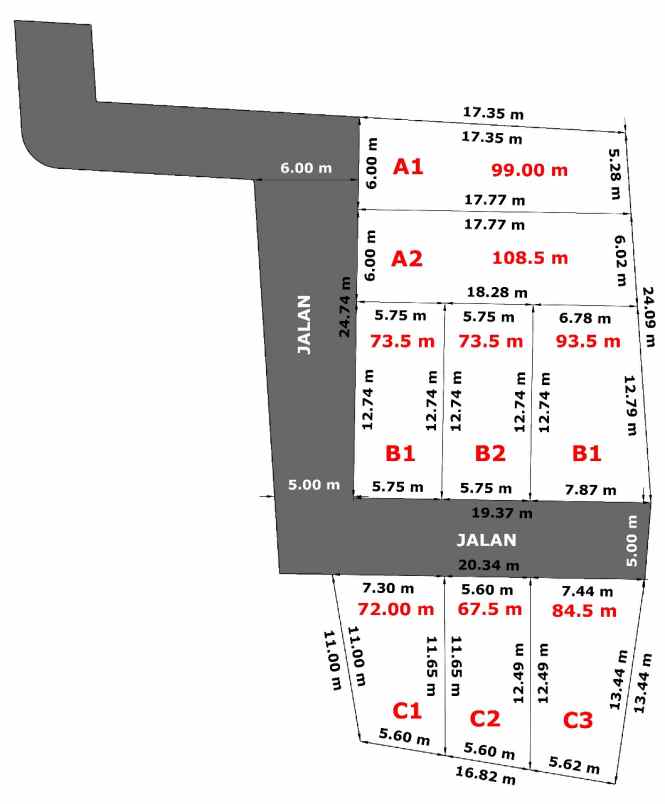rumah classic modern di kahfi 1 cipedak