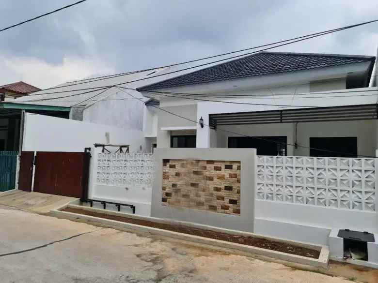 rumah di jatiwaringin pondokgede bekasi baru renovasi