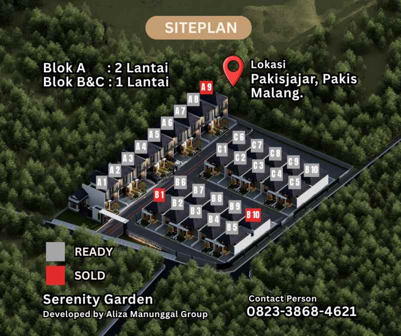 rumah di pakis malang dijual