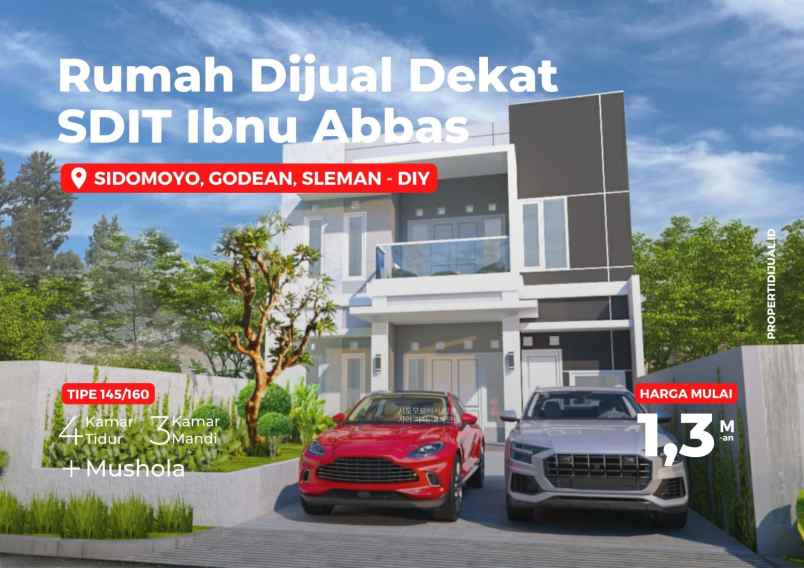 rumah dijual sidomoyo 2 lantai 4 kamar tidur