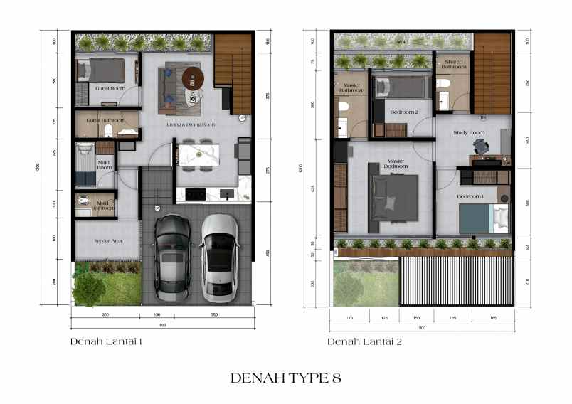 rumah exclusive cluster 2 lantai di semarang