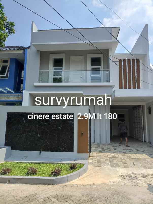 rumah luas mewah di lokasi emas cinere estate