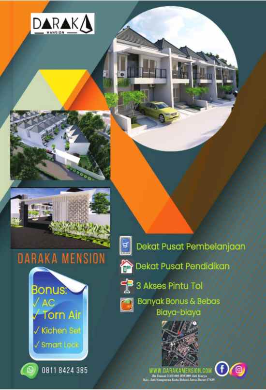 rumah mewah 2 lt bayar 5 jt all in di cibubur