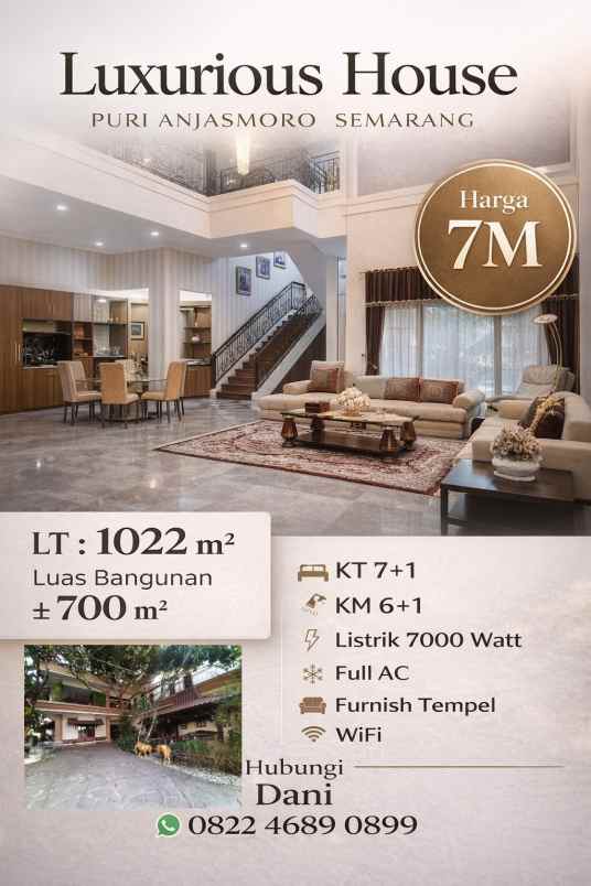 rumah mewah elit puri anjasmoro semarang barat