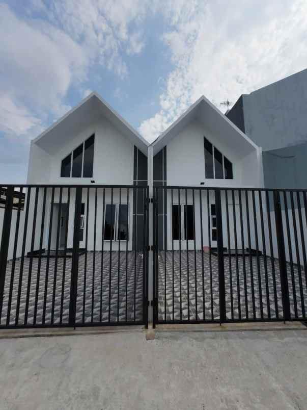 rumah minimalis modern scandinavian tanah baru