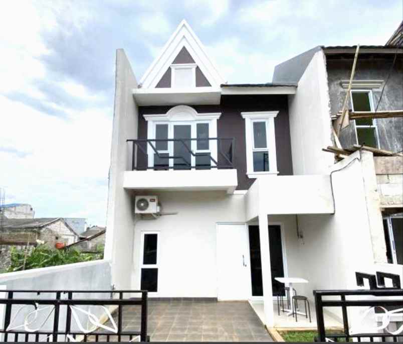 rumah minimalis scandinavian tanah baru depok