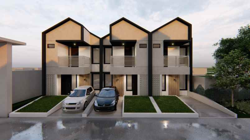 rumah modern di daerah tangerang selatan buaran