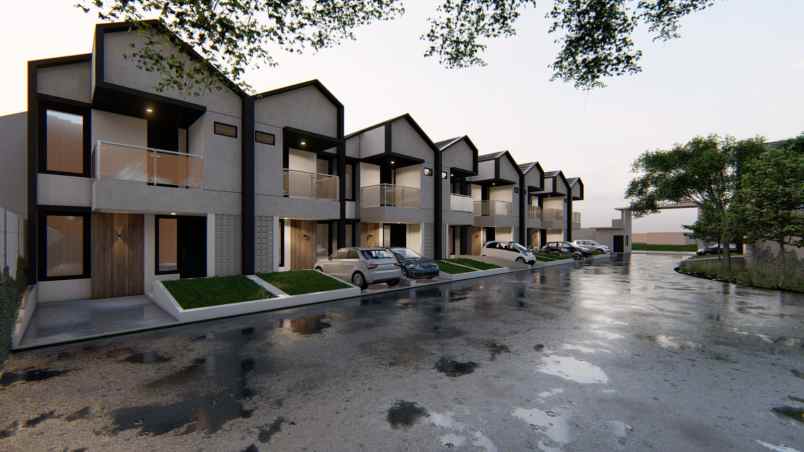 rumah modern di daerah tangerang selatan buaran