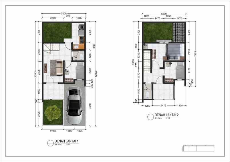 rumah modern di daerah tangerang selatan buaran