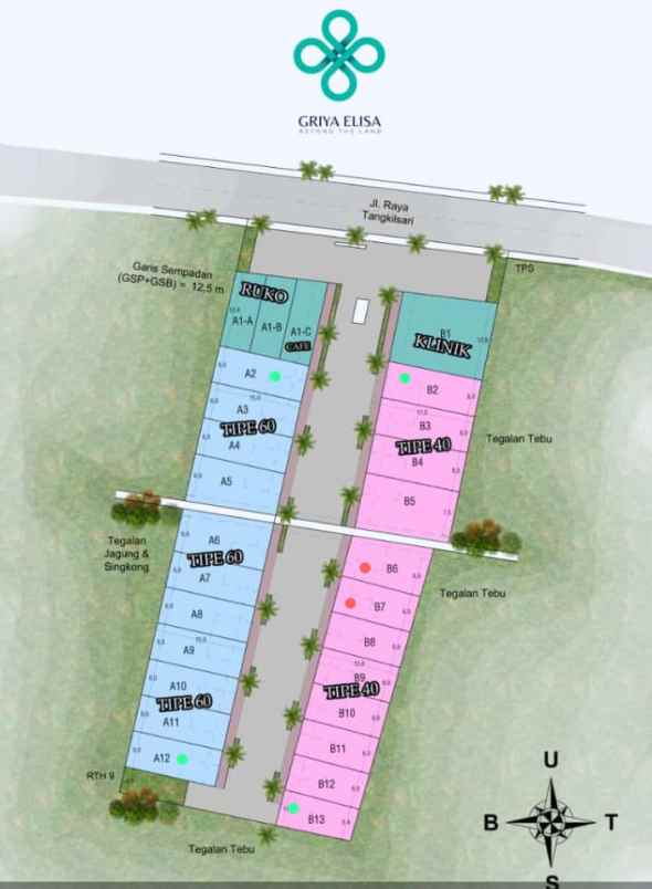 rumah modern konsep minimalis di tajinan