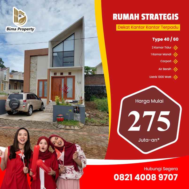 rumah murah desain modern kota malang