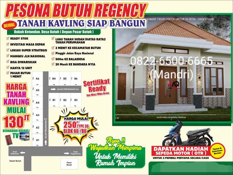 rumah murah strategis di butuh purworejo