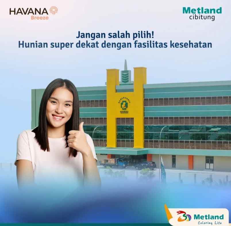 rumah perumahan metland cibitung