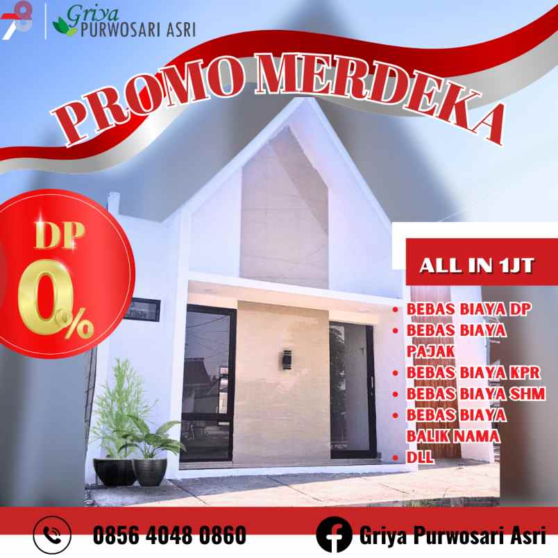 rumah promo kemerdekaan dp merdeka