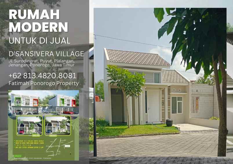 rumah satu lantai syariah minimalis ponorogo