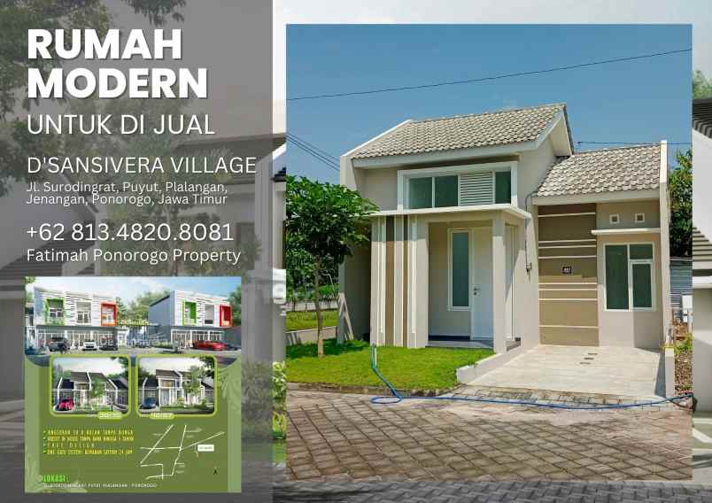 rumah satu lantai syariah minimalis ponorogo