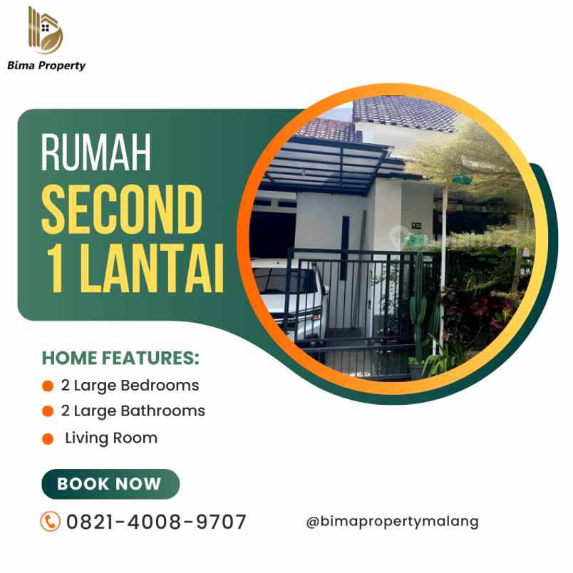 rumah second dekat berbagai rumah sakit