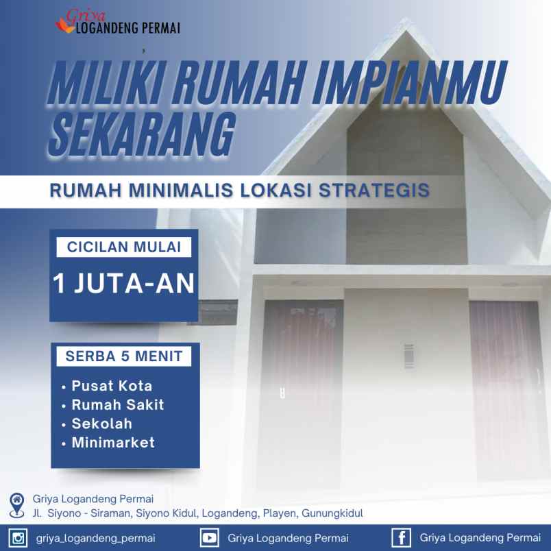 rumah strategis di gunungkidul