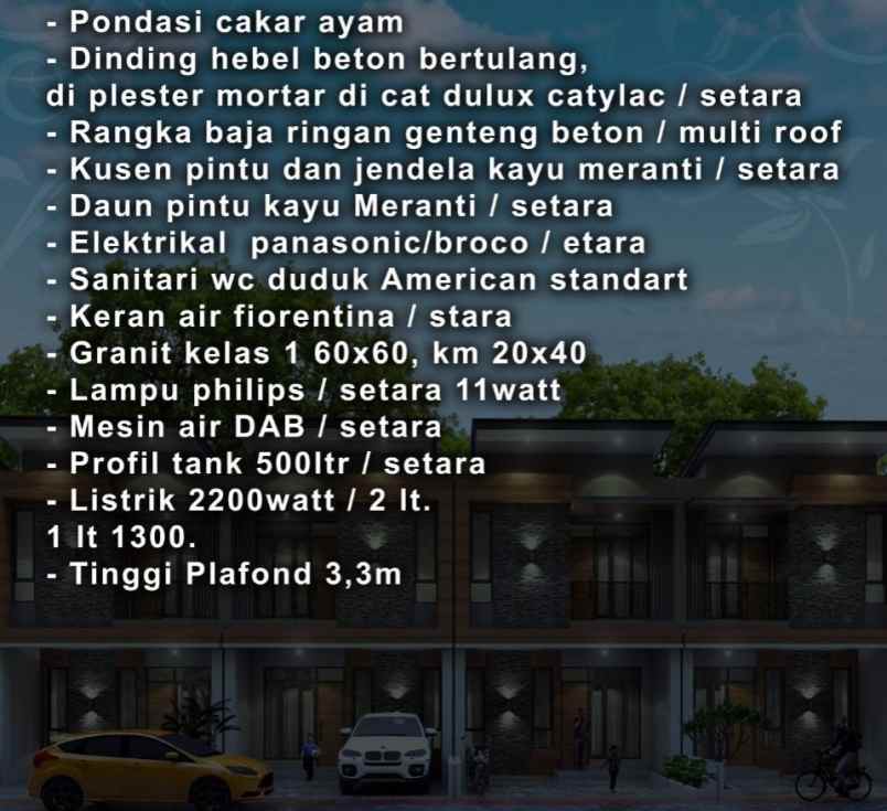 rumah strategis galaxy dan pintu tol jatibening bekasi