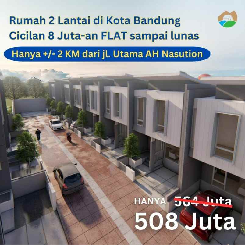 rumah syariah 2 lantai dp 35 persen di kota bandung