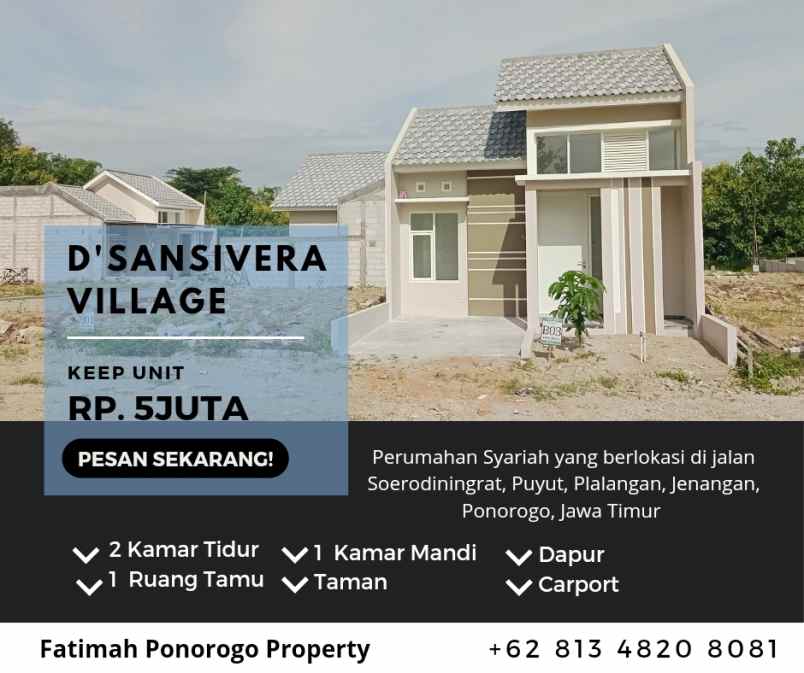 rumah syariah minimalis di ponorogo