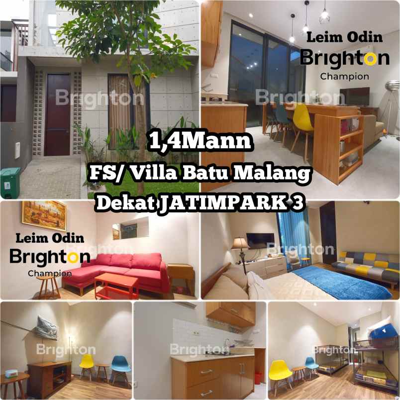 rumah villa batu malang kingspark 8 semi perabot