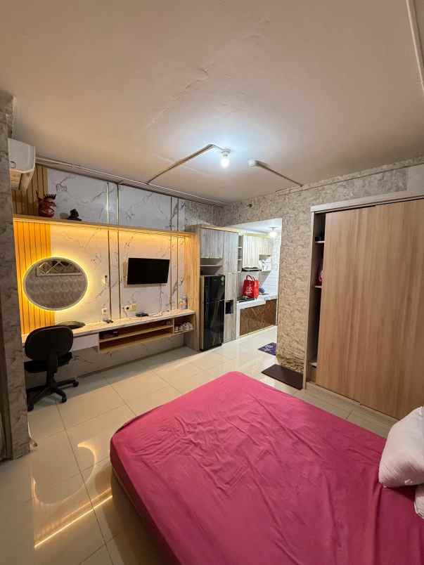 sewa tipe studio apartemen bandara city full furnished