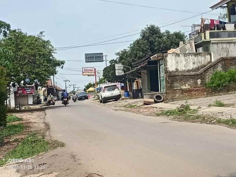 tanah 100 m pinggir jalan raya kota serang