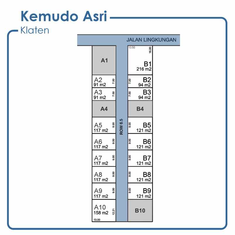 tanah dijual di kemudo klaten 400m puskesmas prambanan