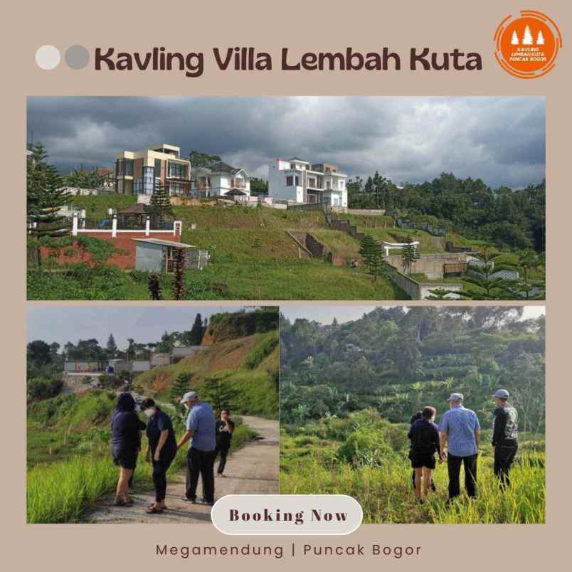 tanah kavling villa lembah kuta puncak bogor