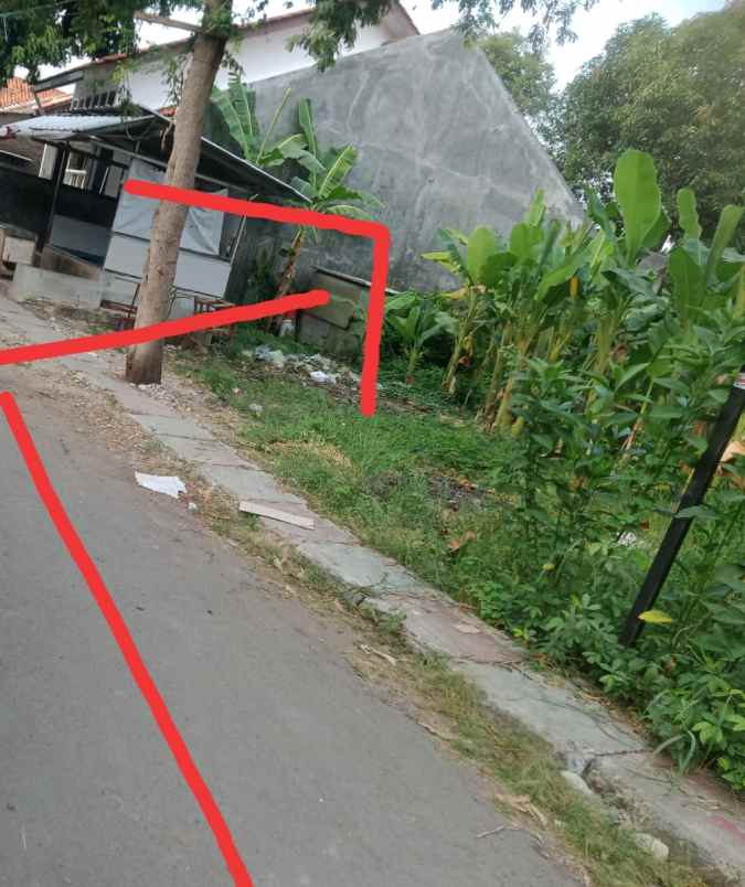 tanah rata dan padat kawasan komersil