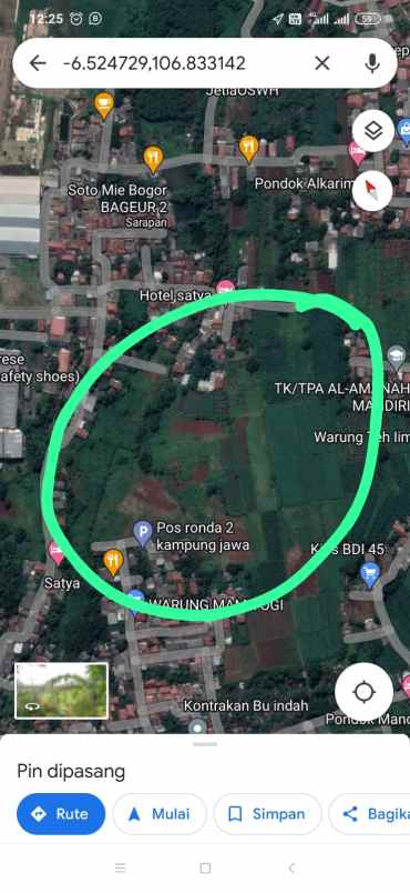 tanah untuk perumahan di cibinong jawa barat