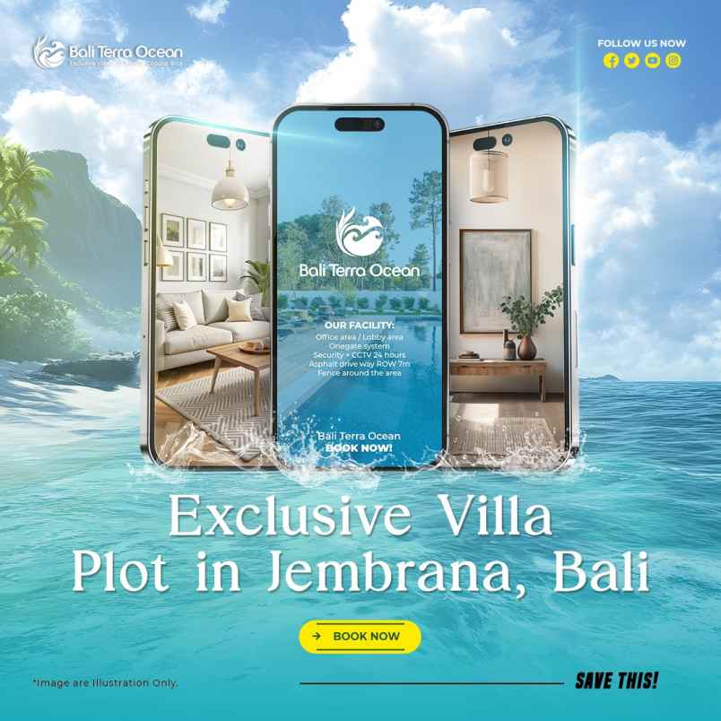 tanah villa ekslusif di bali dekat pantai