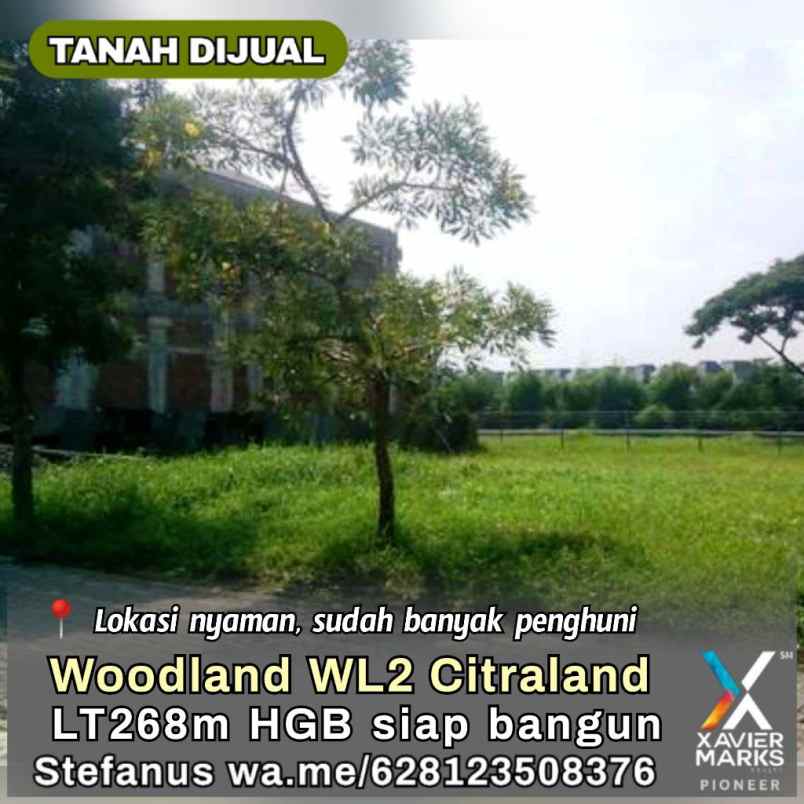 tanah woodland citraland