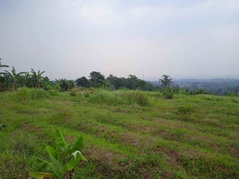 tanah yang bernuansa asri di kaki gunung salak