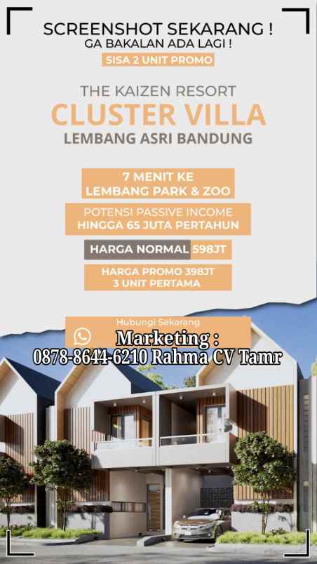 villa lembang bandung