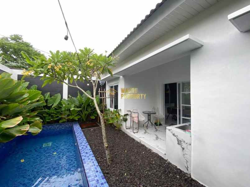 villa private pool di berbah sleman fully furnish