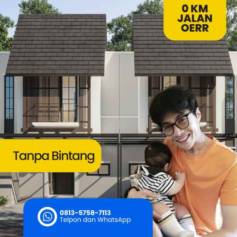 amesta living surabaya rumah 0 km jalan oerr