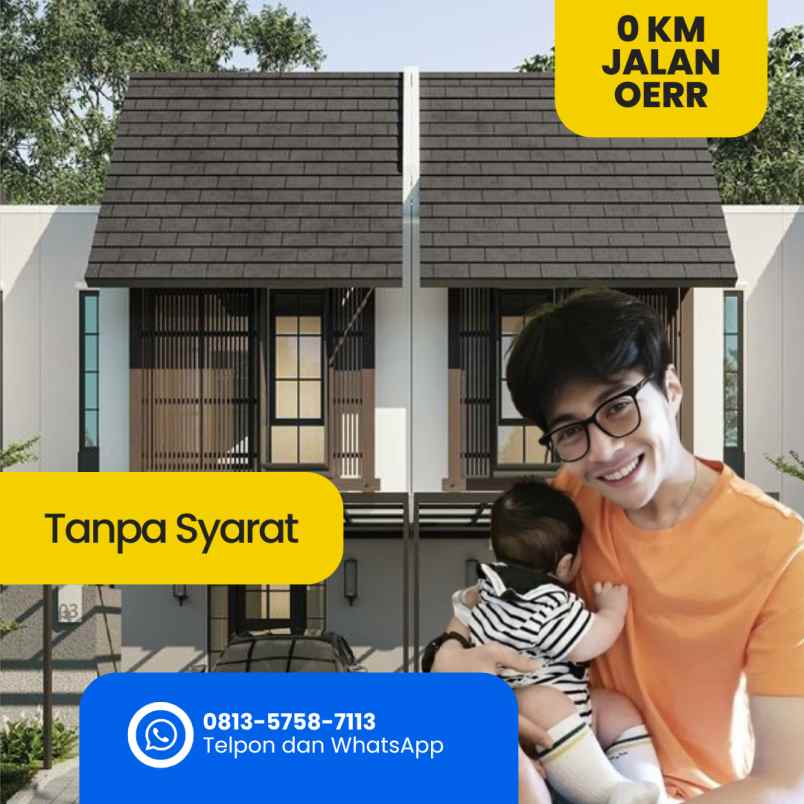 amesta living surabaya rumah 0 km jalan oerr