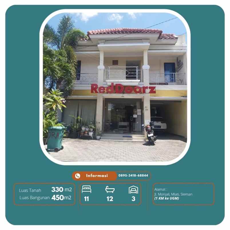 cuma 1 km ke kampus ugm kos full furnished dijual